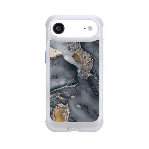 Apple iPhone Air NIVOmax Alcohol Ink Gold Grey with AI
