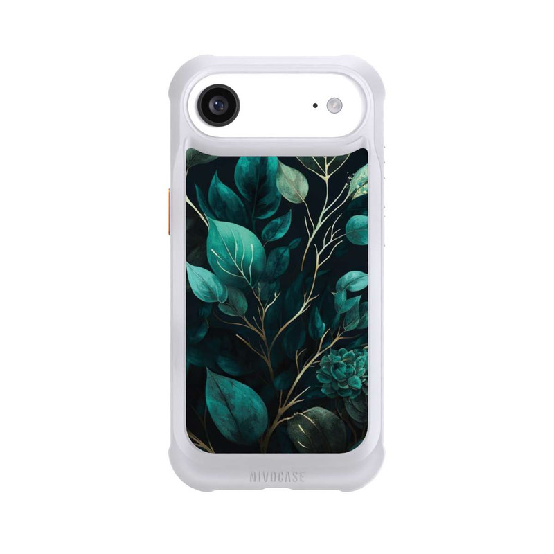 iPhone Air NIVOmax Eucalyptus Fond Sombre avec IA