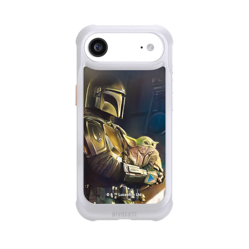 iPhone Air NIVOmax Mandalorian and Grogu inside Ship