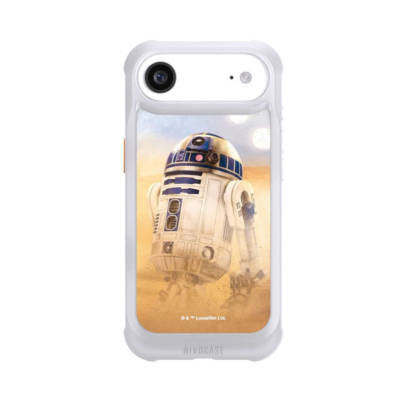 iPhone Air NIVOmax R2D2 in der Wüste