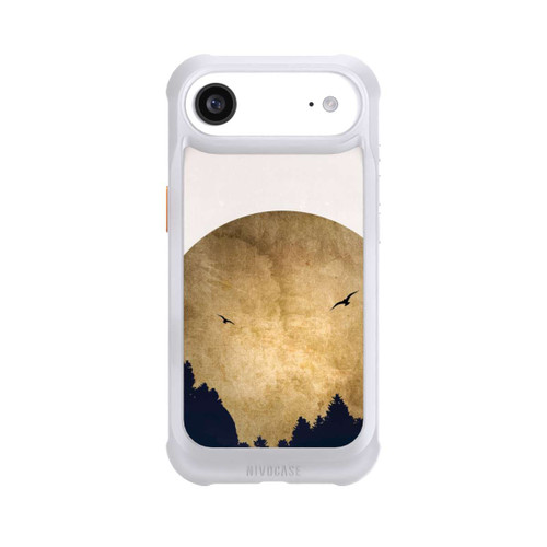 Apple iPhone Air NIVOmax Zwei Vögel vor Mond