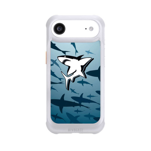 Apple iPhone Air NIVOmax Haie Muster Blau