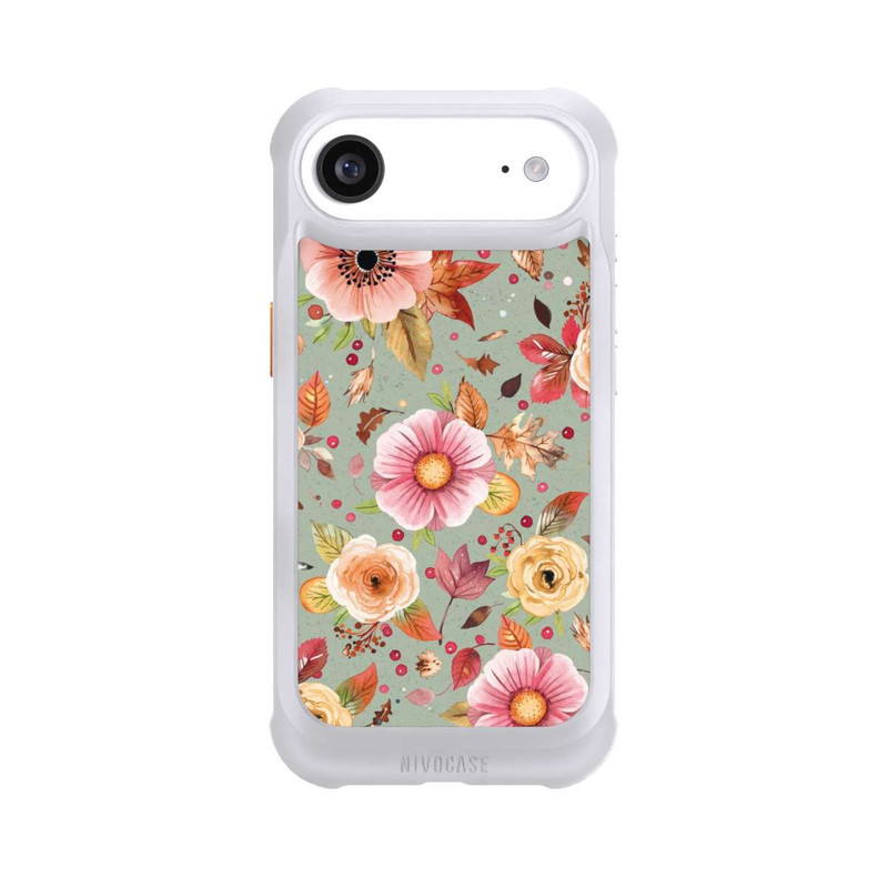 iPhone Air NIVOmax Autumn Flowers Soft Green