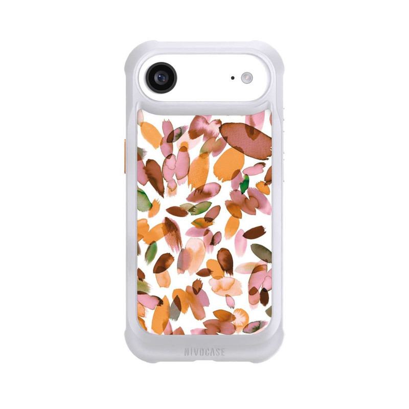 iPhone Air NIVOmax Watercolor Petal Stains Orange