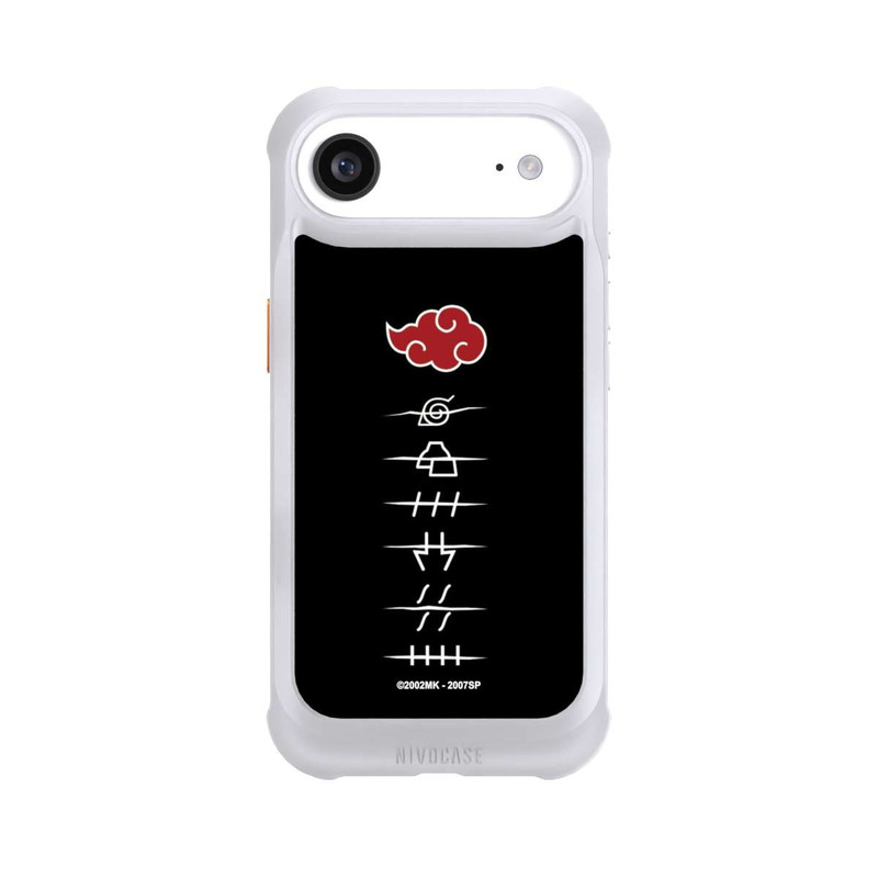 iPhone Air NIVOmax Symboles des membres de l'Akatsuki noirs