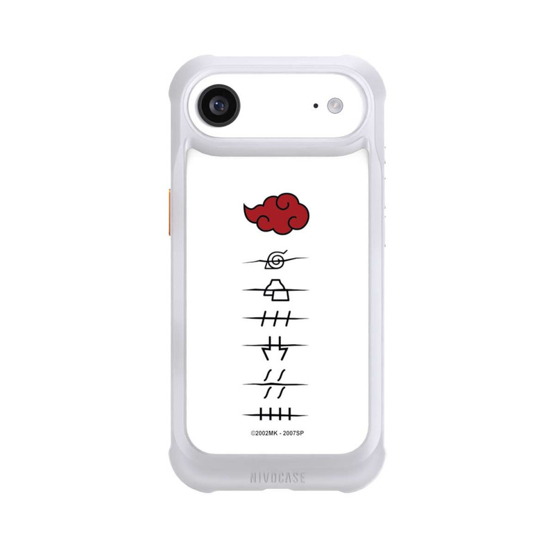 iPhone Air NIVOmax Akatsuki member symbols white