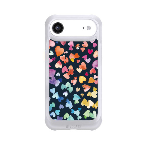 Apple iPhone Air NIVOmax Valentinstag Herzen Schwarz