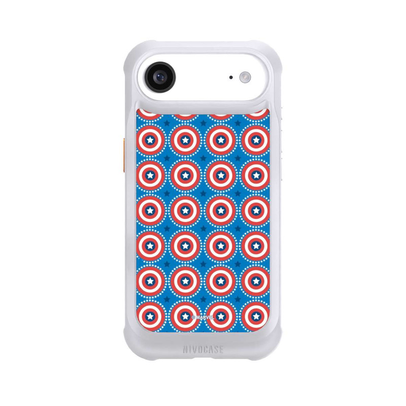 iPhone Air NIVOmax Captain American Shield Pattern