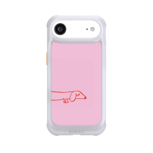 Apple iPhone Air NIVOmax Dachshund Illustration Pink