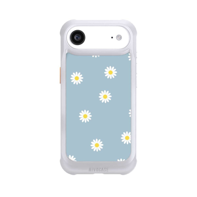 iPhone Air NIVOmax Gänseblümchen Muster Blau
