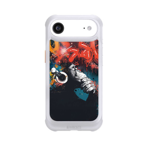 Apple iPhone Air NIVOmax Affe Stereo Kopfhörer Graffiti Street Art