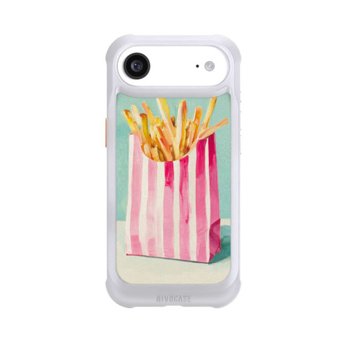 Apple iPhone Air NIVOmax Retro Pommes Blau Watercolor