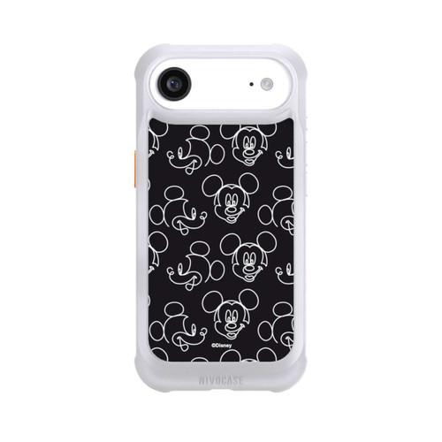 Apple iPhone Air NIVOmax Disney Mickey Faces Black Line Art Pattern