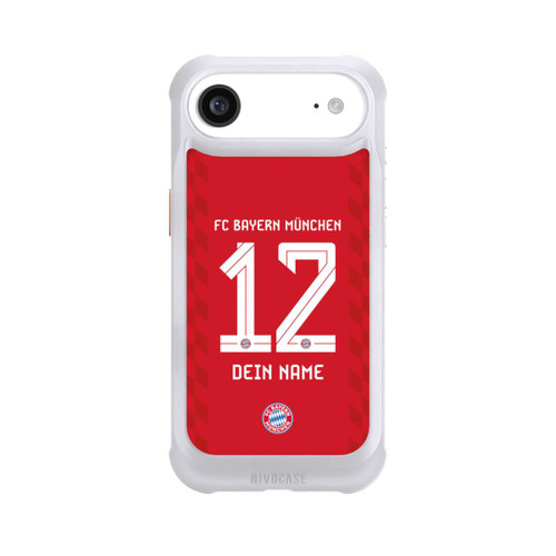Apple iPhone Air NIVOmax FC Bayern München Trikot Personalisierbar 25-26