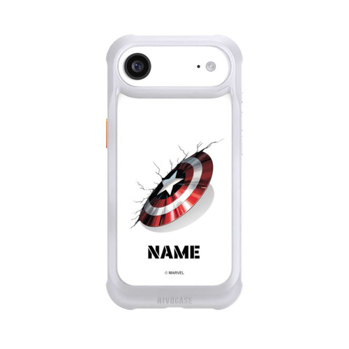 Apple iPhone Air NIVOmax Captain America Shield Personalisierbar
