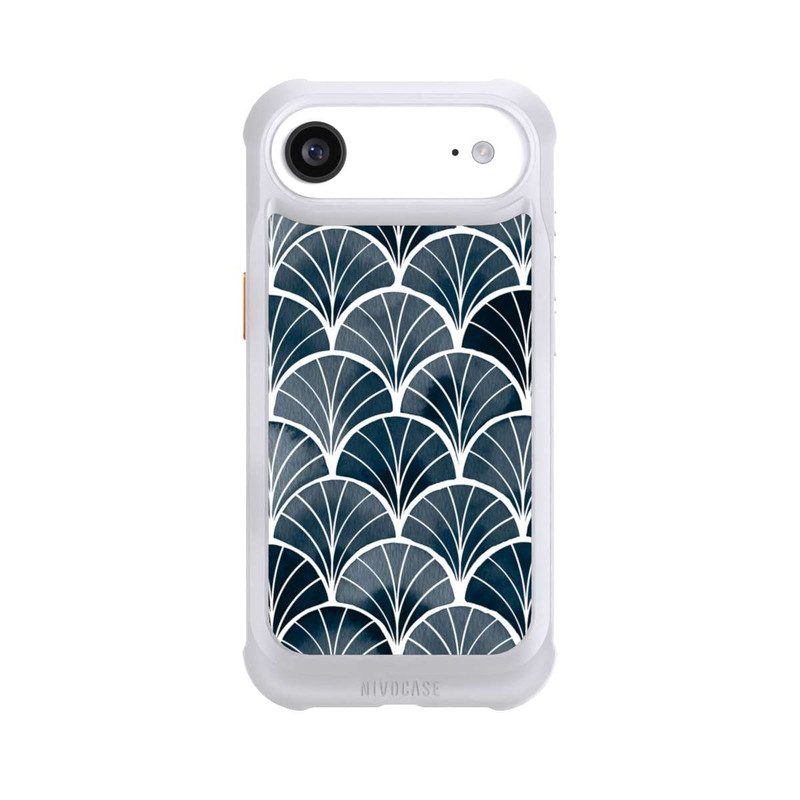 iPhone Air NIVOmax Botanical Breeze Art Deco Grey