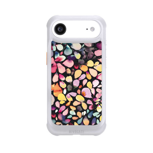 Apple iPhone Air NIVOmax Eukalyptus Aquarellblätter Schwarz