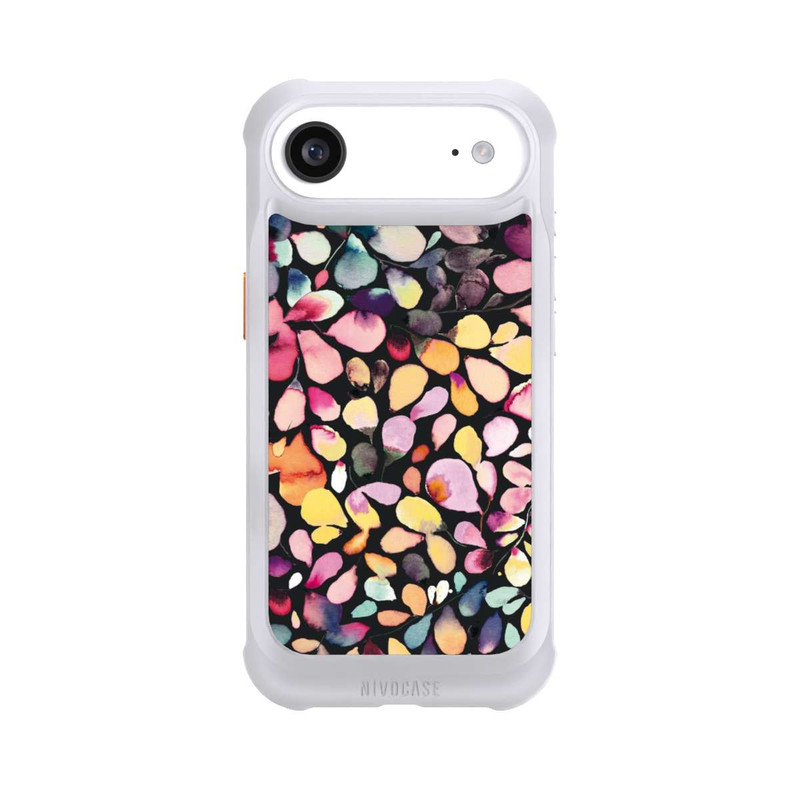 iPhone Air NIVOmax Eucalyptus Watercolor Leaves Black