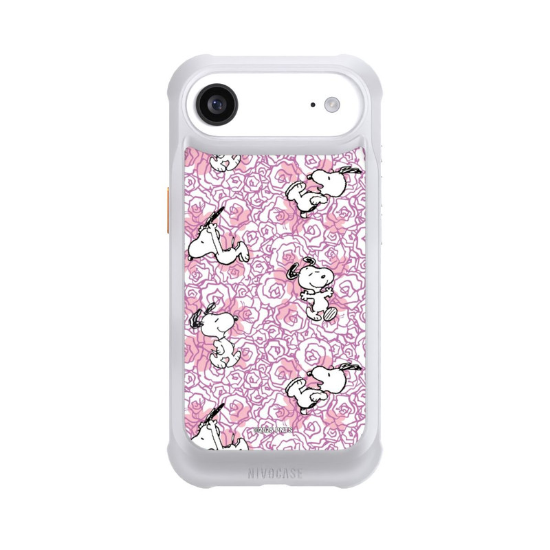 iPhone Air NIVOmax Peanuts Pink Roses Pattern