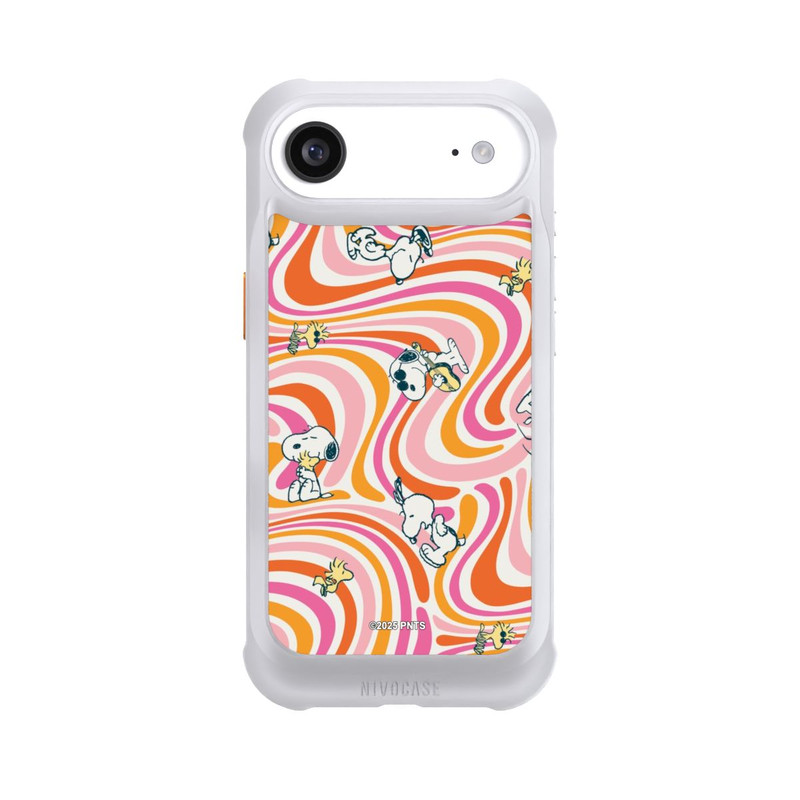 iPhone Air NIVOmax Peanuts Hippie Pattern Orange