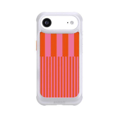 Apple iPhone Air NIVOmax Striped Pattern Pink Red