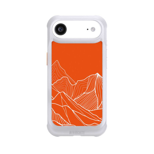 Apple iPhone Air NIVOmax Höhenlinien Berg Orange