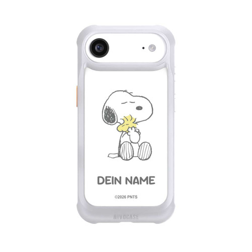 Apple iPhone Air NIVOmax Snoopy And Woodstock Cuddling Personalisierbar