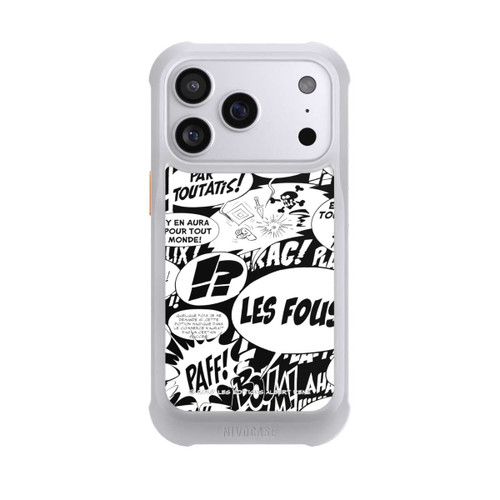 Apple iPhone 17 Pro NIVOmax Sprechblasen Asterix Schwarz