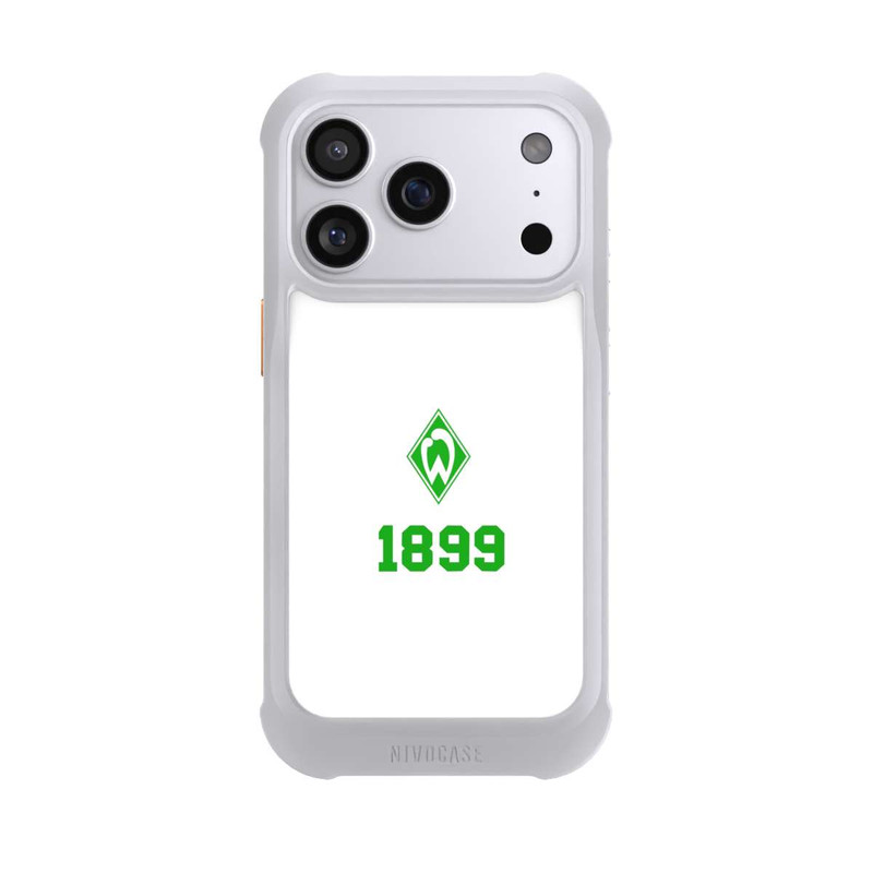iPhone 17 Pro NIVOmax 1899 Grün-Weiß Lebenslang Weiss - Werder Bremen