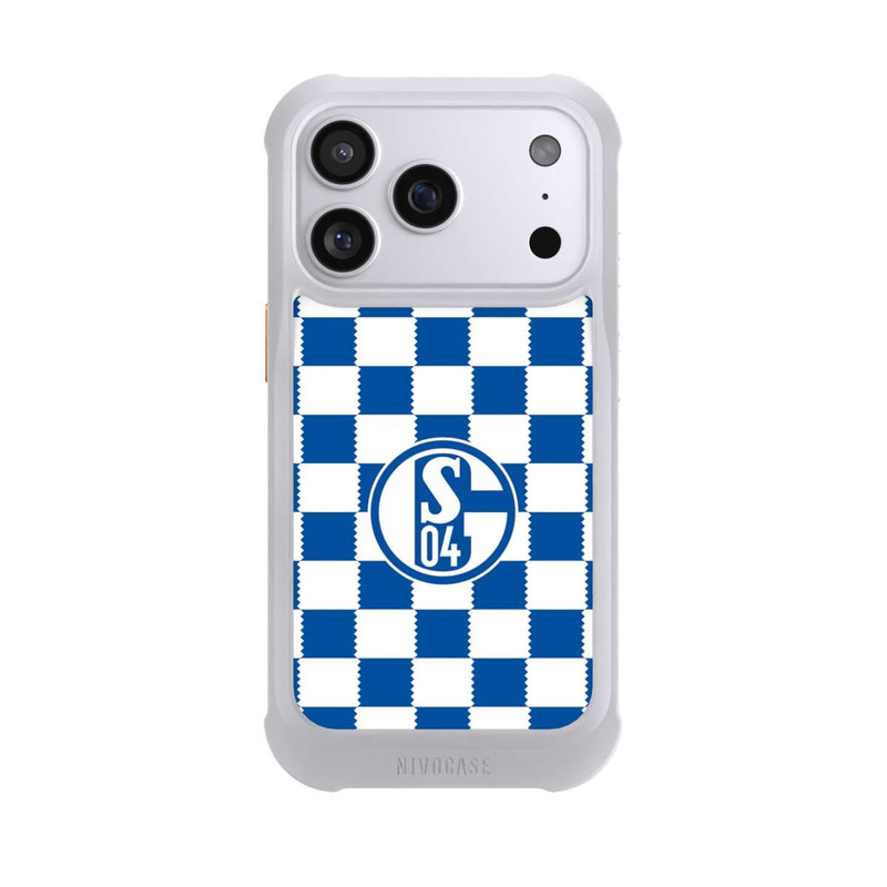 iPhone 17 Pro NIVOmax Muster Schalke 04