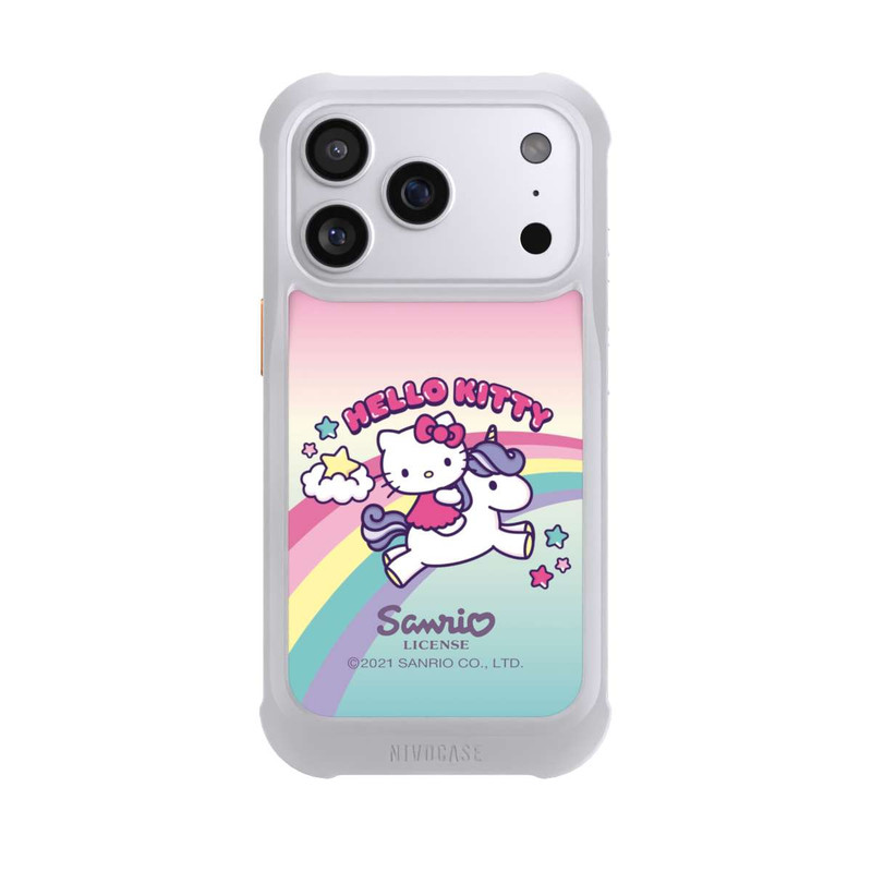 iPhone 17 Pro NIVOmax Hello Kitty Regenbogen 