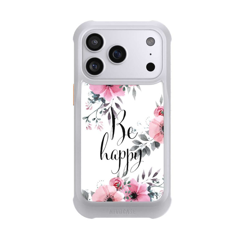 iPhone 17 Pro NIVOmax Be Happy Fleurs