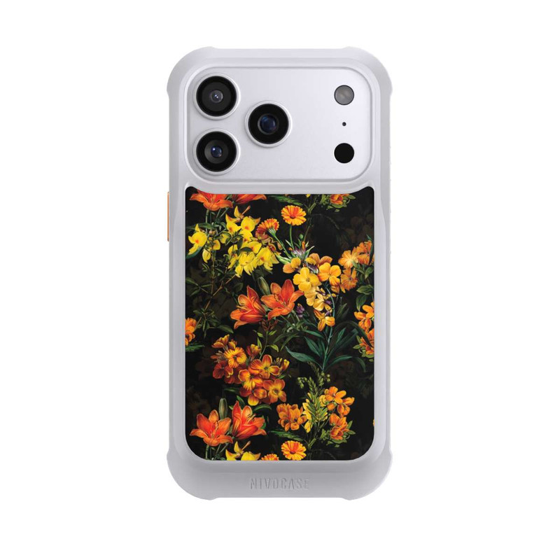 iPhone 17 Pro NIVOmax Colorful Flowers Yellow