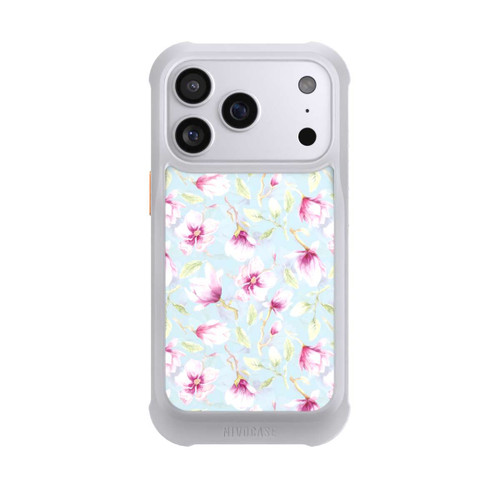Apple iPhone 17 Pro NIVOmax Magnolien auf Blau