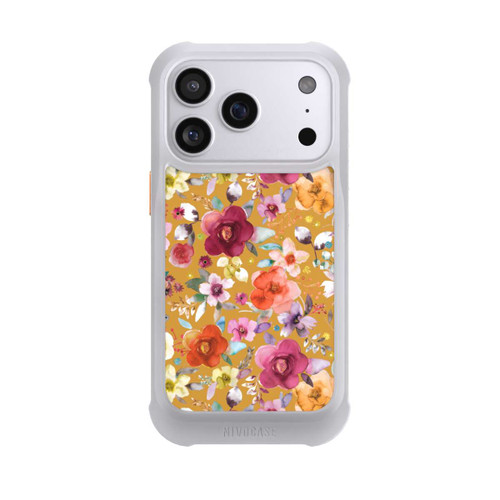 Apple iPhone 17 Pro NIVOmax Spring Floral Bouquets Mustard