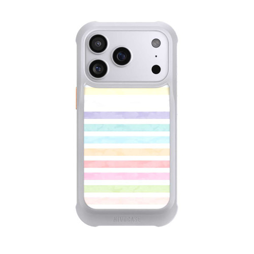 Apple iPhone 17 Pro NIVOmax Regenbogenfarbene Streifen