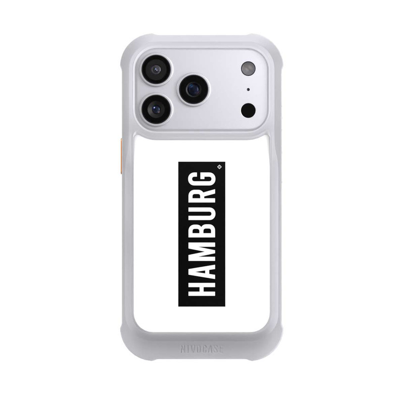 iPhone 17 Pro NIVOmax HSV Hamburg Schwarz Weiss