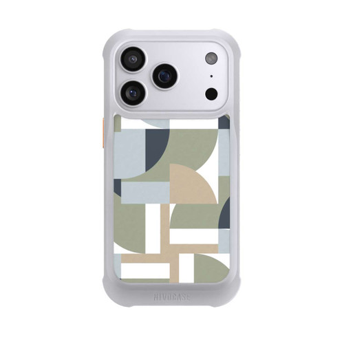 Apple iPhone 17 Pro NIVOmax Futuristische Bauhaus Polygone Beige