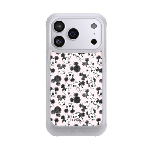 Apple iPhone 17 Pro NIVOmax Minnie &amp; Mickey Viele Gesichter Pink