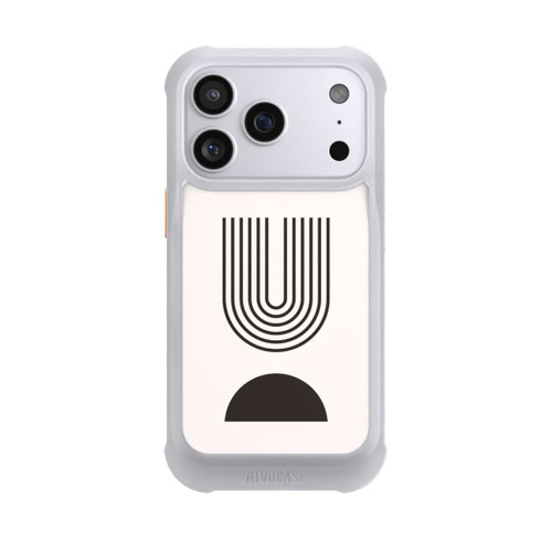 Apple iPhone 17 Pro NIVOmax Moderne Kunst Schwarze Linien