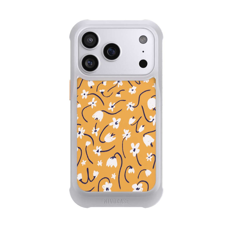 iPhone 17 Pro NIVOmax Pattern Petites Fleurs Jaunes