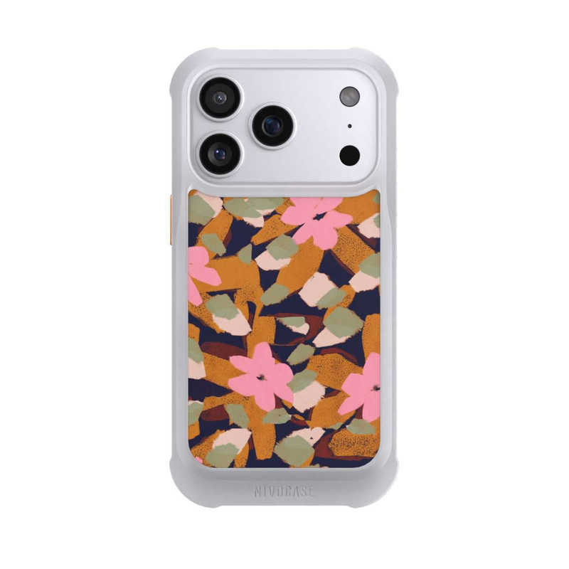 iPhone 17 Pro NIVOmax Pattern Fleurs Roses