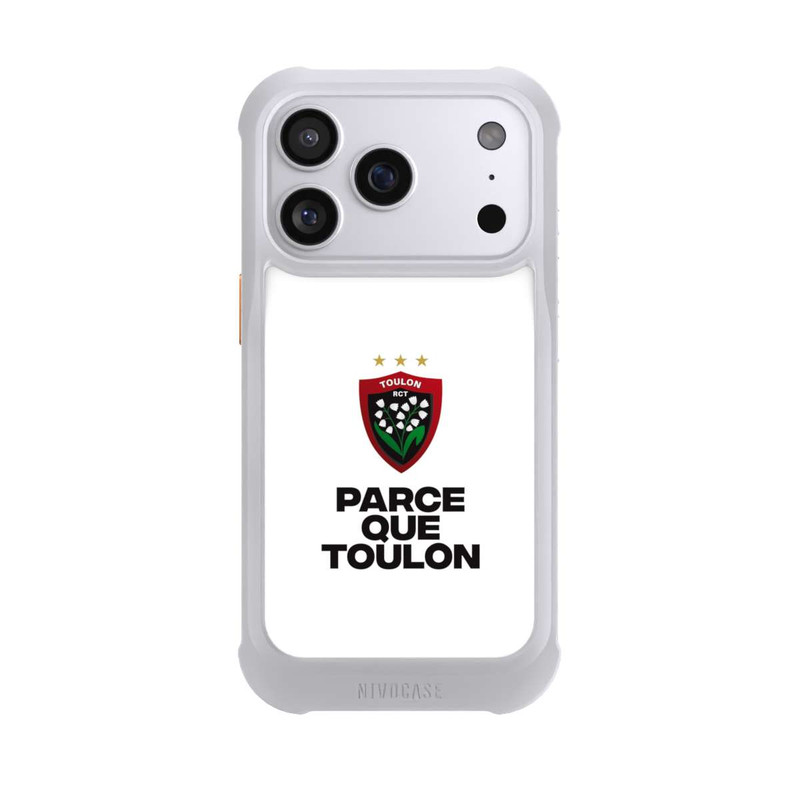 iPhone 17 Pro NIVOmax Parce Que Toulon Blanc