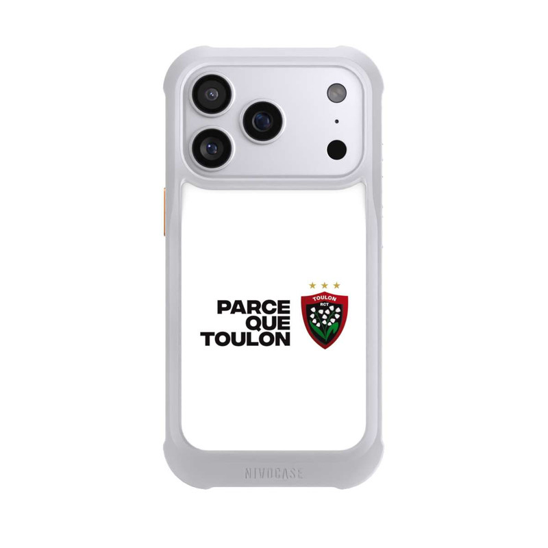 iPhone 17 Pro NIVOmax RC Toulonnais PQT Weiß