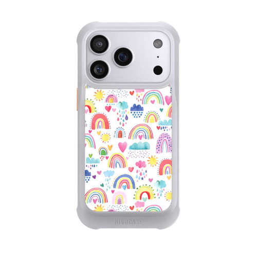 Apple iPhone 17 Pro NIVOmax Schöne Regenbogen-Multi-Rot