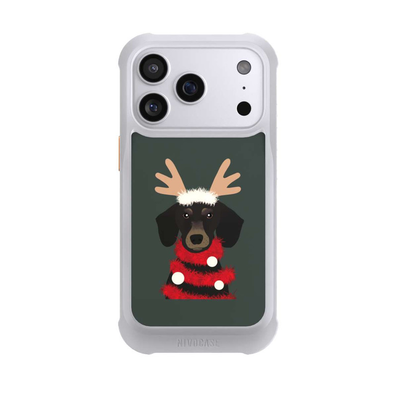 iPhone 17 Pro NIVOmax weihnachtlicher Dackel