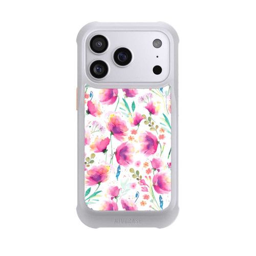 Apple iPhone 17 Pro NIVOmax Watercolor Abstract Poppies
