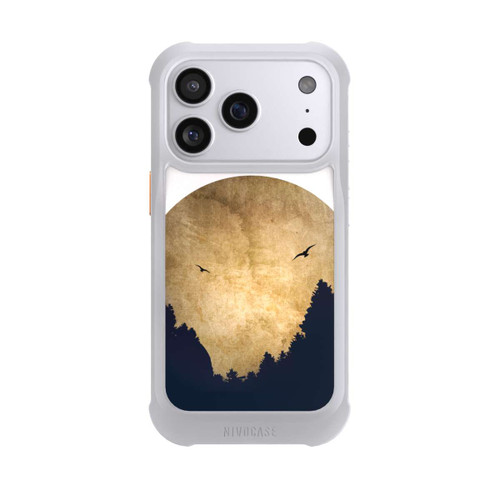 Apple iPhone 17 Pro NIVOmax Zwei Vögel vor Mond