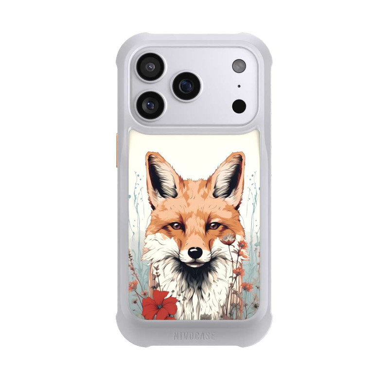 iPhone 17 Pro NIVOmax  Fox with Flowers
