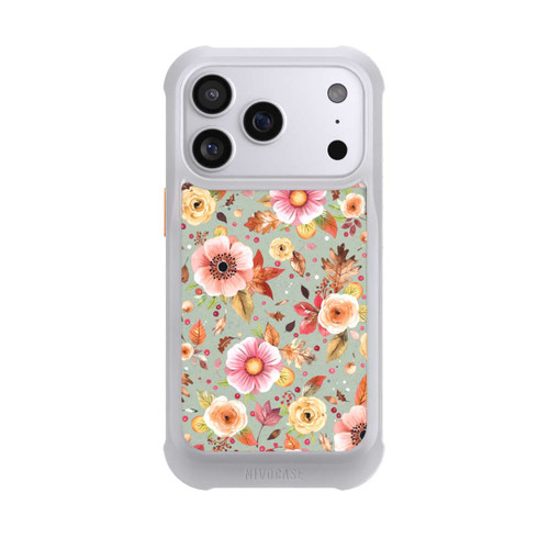 Apple iPhone 17 Pro NIVOmax Herbstblumen Weiches Grün